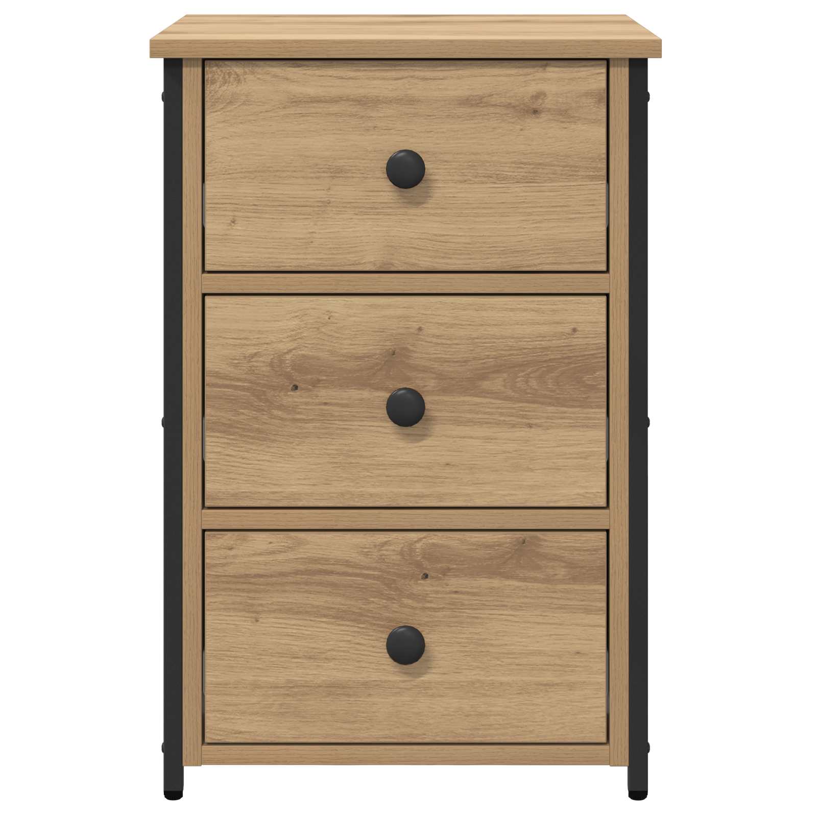 Noćni ormar s ladicama 2 pcs Smeđa 40 x 36 x 60 cm