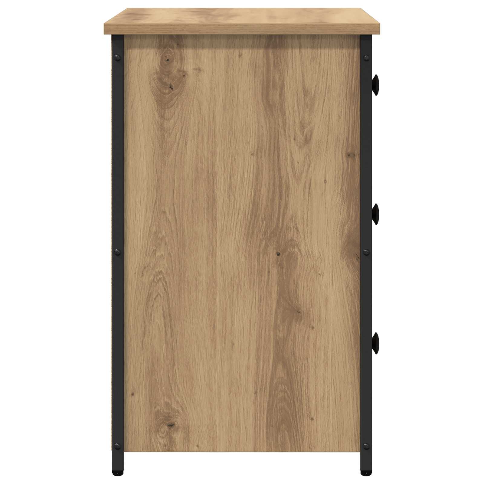 Noćni ormar s ladicama 2 pcs Smeđa 40 x 36 x 60 cm