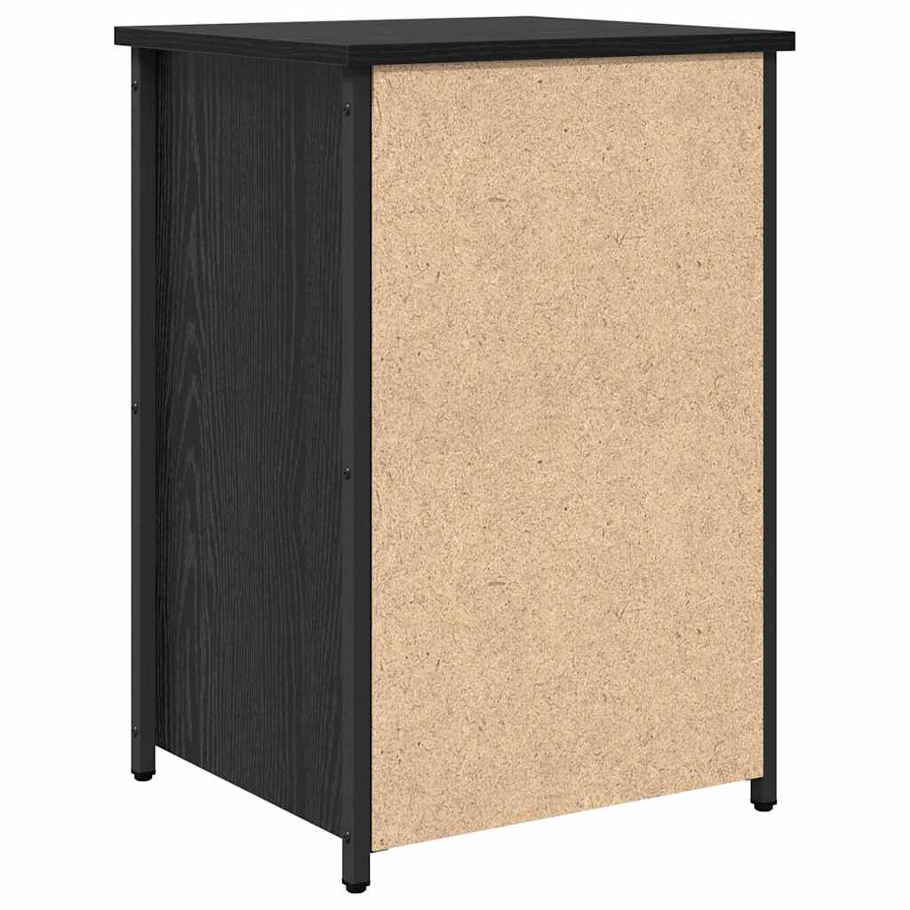 Noćni ormar s ladicama 2 pcs Crni hrast 40 x 36 x 60 cm