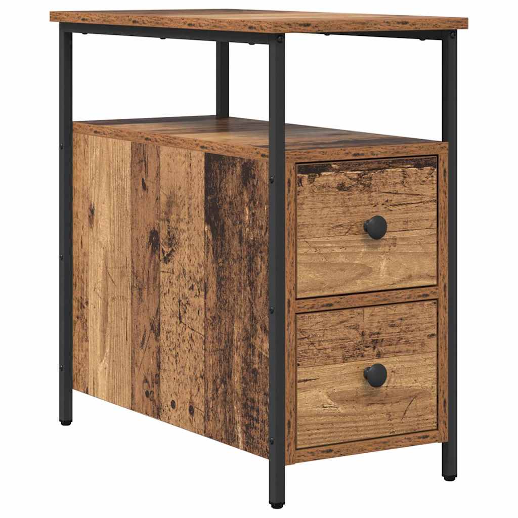 Noćni ormar Staro drvo 30 x 60 x 60 cm Konstruirano drvo