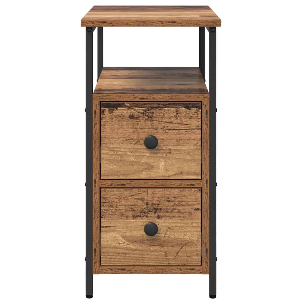Noćni ormar Staro drvo 30 x 60 x 60 cm Konstruirano drvo