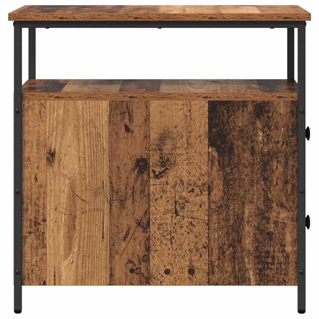 Noćni ormar Staro drvo 30 x 60 x 60 cm Konstruirano drvo