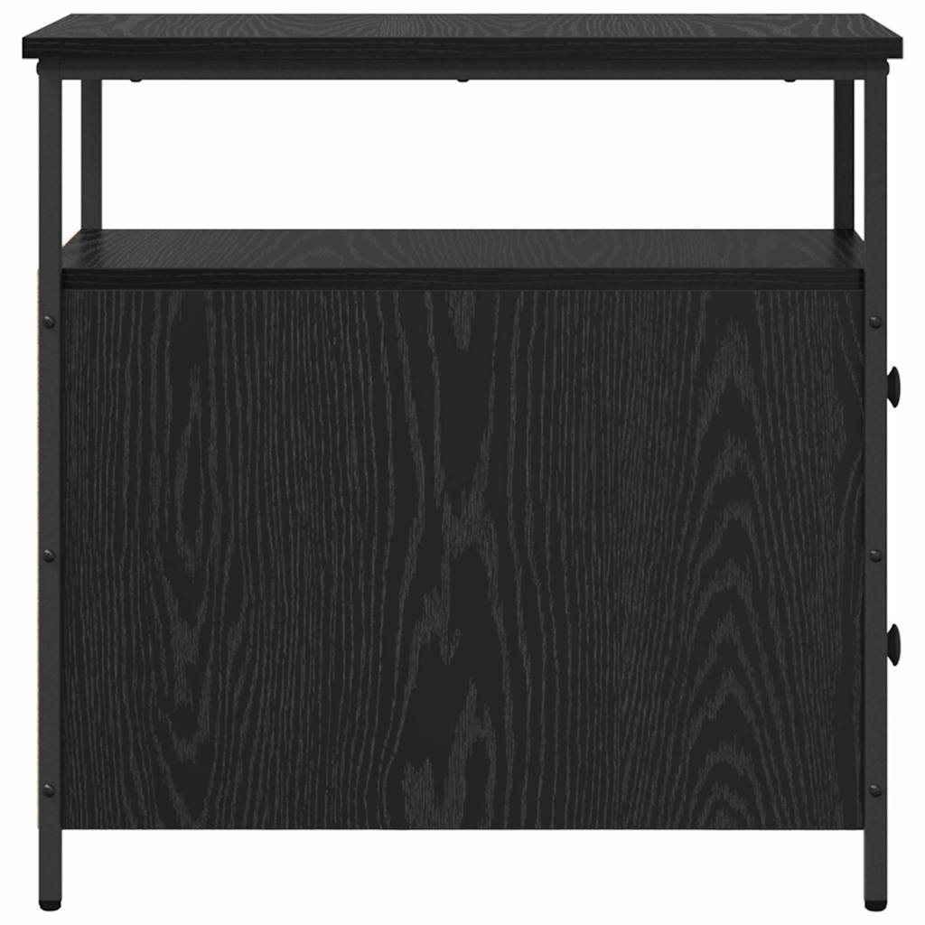 Noćni ormar Crni hrast 30 x 60 x 60 cm Konstruirano drvo
