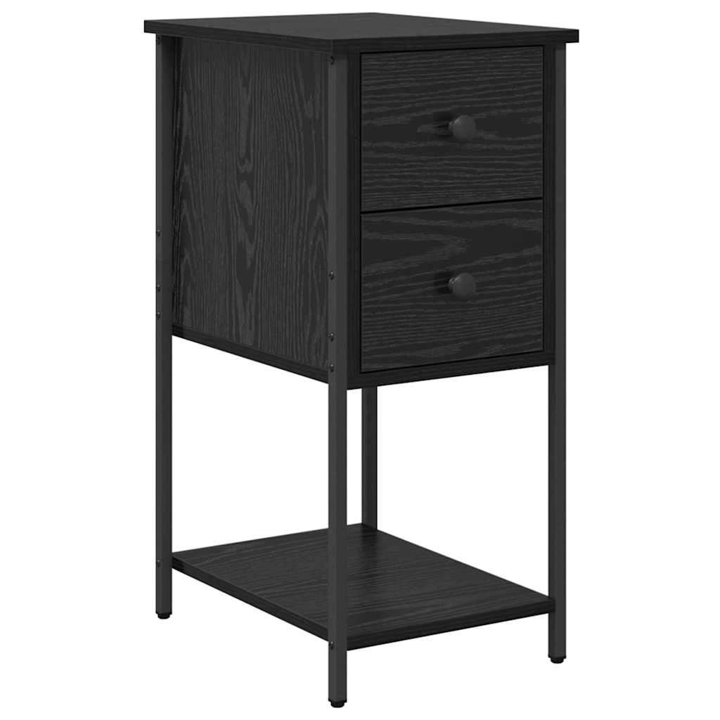Noćni ormar Crni hrast 32 x 42 x 70 cm Konstruirano drvo