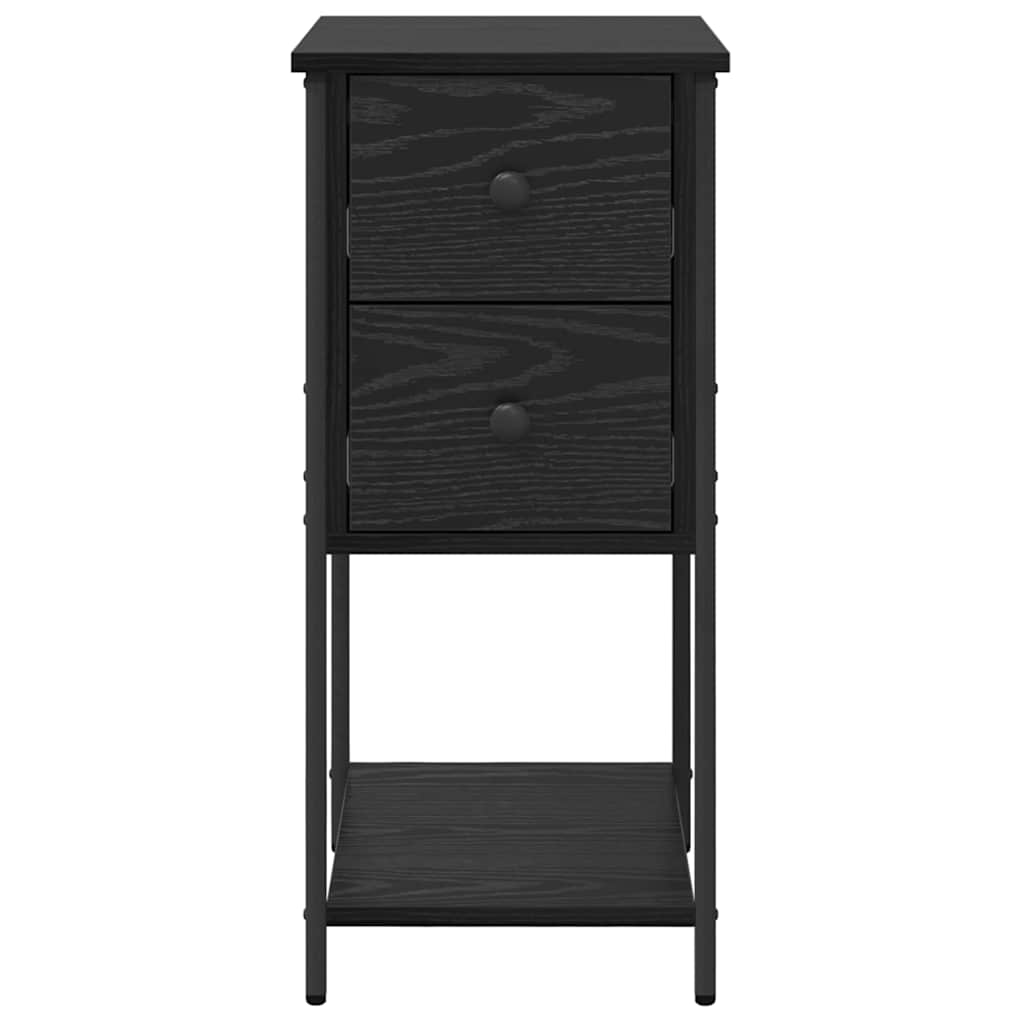 Noćni ormar Crni hrast 32 x 42 x 70 cm Konstruirano drvo