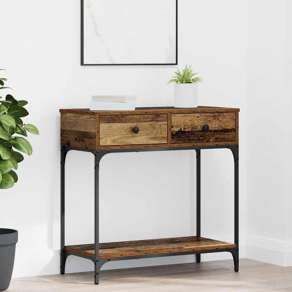 Konzolna stolica Staro drvo 75 x 34,5 x 75 cm Konstruirano drvo