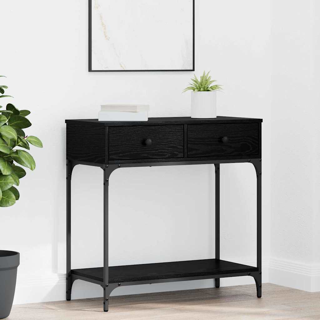 Konzolna stolica Crni hrast 75 x 34,5 x 75 cm Konstruirano drvo