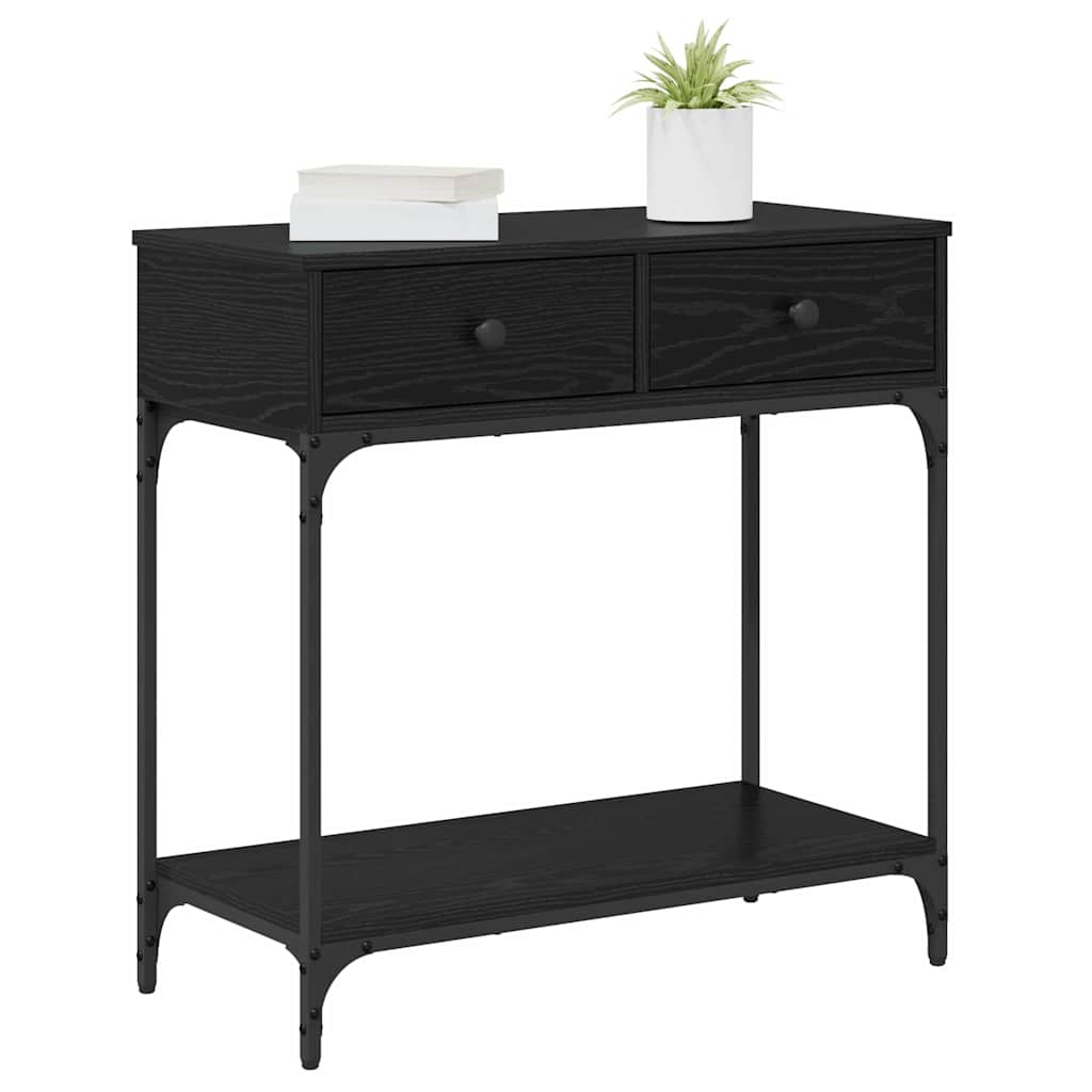 Konzolna stolica Crni hrast 75 x 34,5 x 75 cm Konstruirano drvo