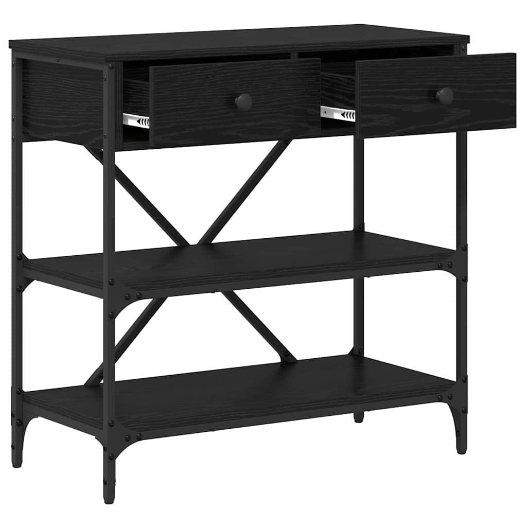Konzolna stolica Crni hrast 75 x 34,5 x 75 cm boja drva