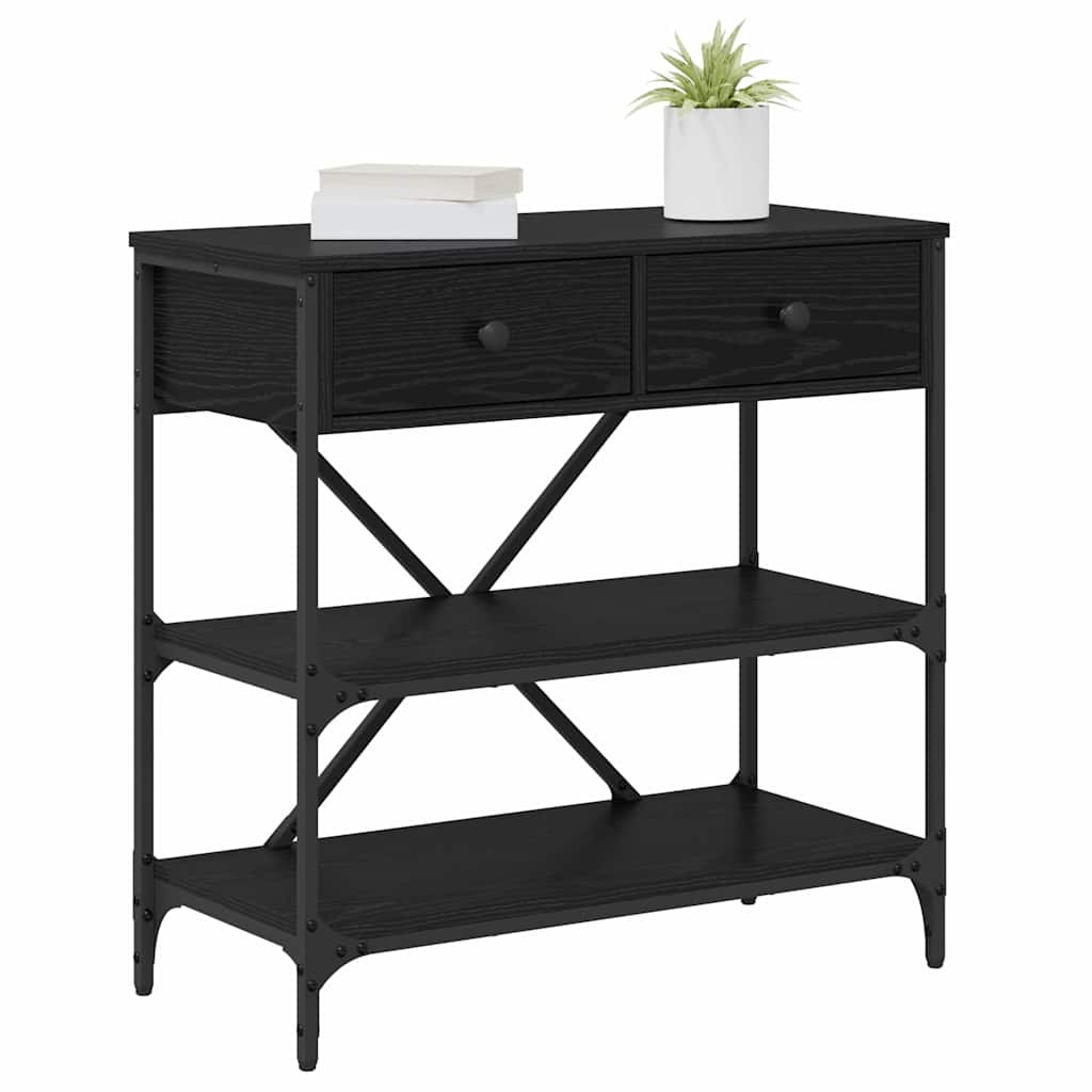 Konzolna stolica Crni hrast 75 x 34,5 x 75 cm boja drva
