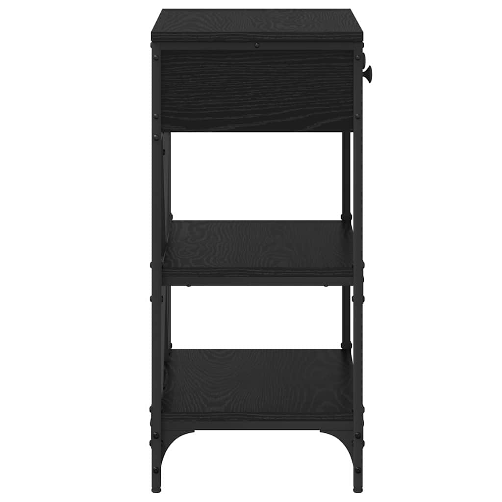 Konzolna stolica Crni hrast 75 x 34,5 x 75 cm boja drva