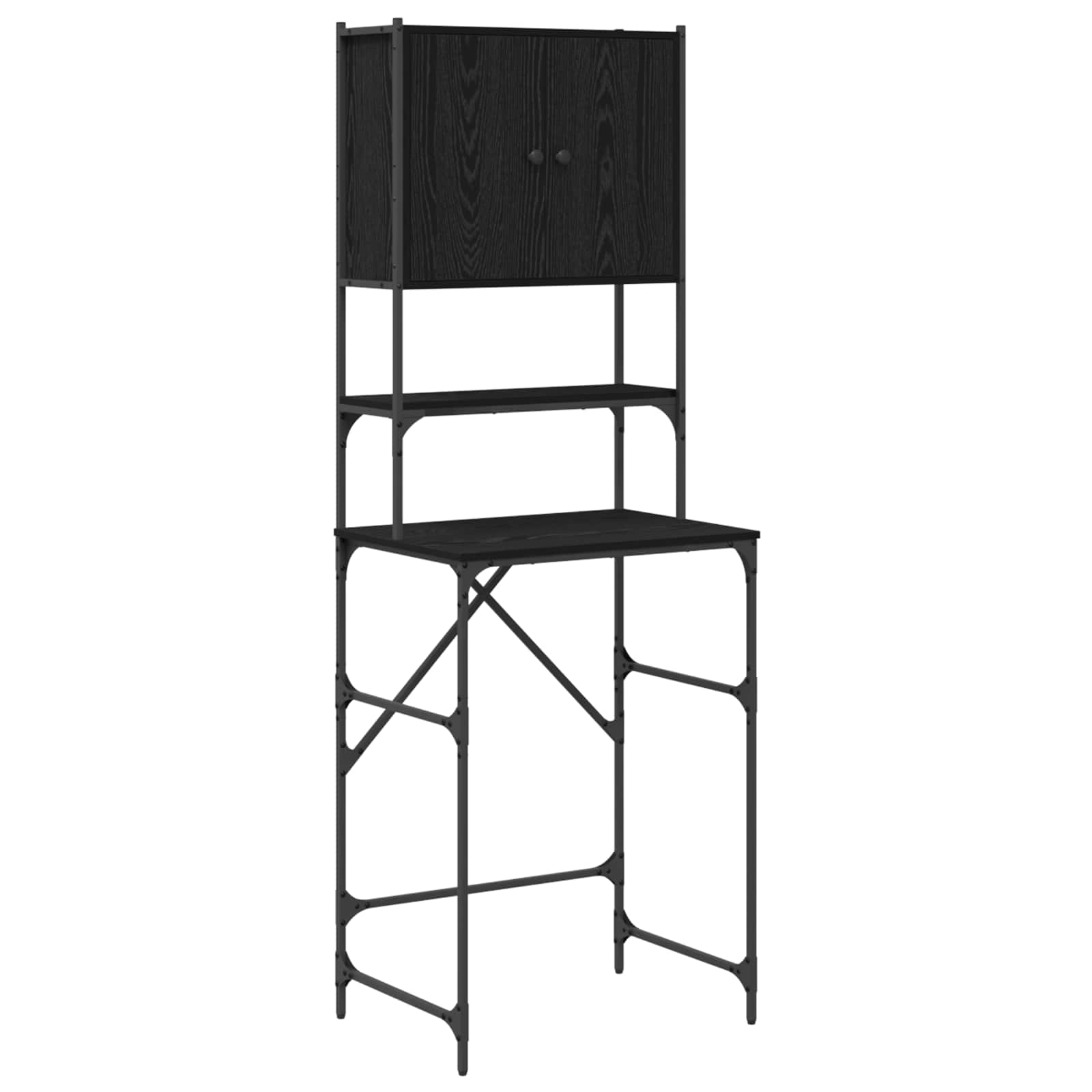 Ormar za perilicu rublja Crni 0ak 68 x 48,5 x 194 cm