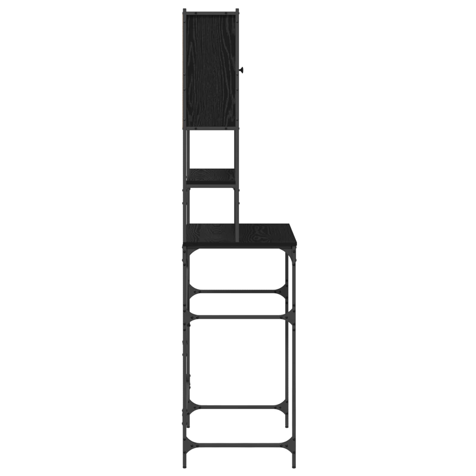 Ormar za perilicu rublja Crni 0ak 68 x 48,5 x 194 cm