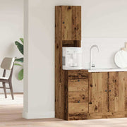 Kuhinjski bufet s ladicama Staro drvo 32 x 50 x 180 cm