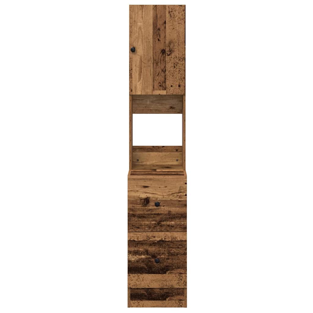 Kuhinjski bufet s ladicama Staro drvo 32 x 50 x 180 cm