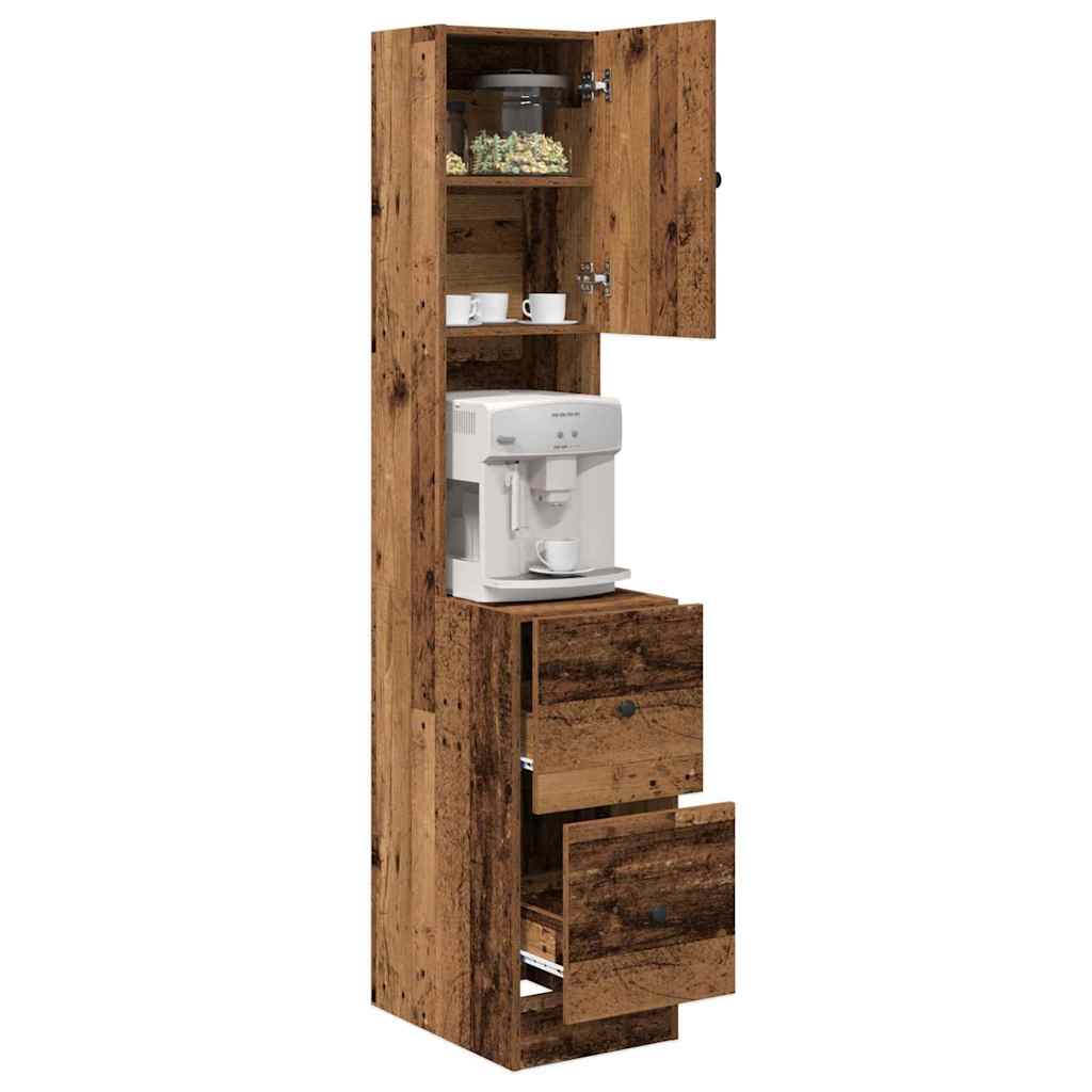 Kuhinjski bufet s ladicama Staro drvo 32 x 50 x 180 cm