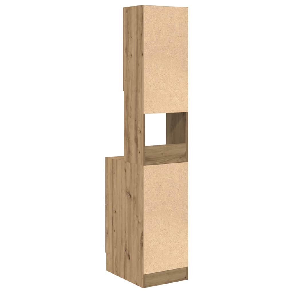 Kuhinjski bufet s ladicama Umjetnički hrast 32 x 50 x 180 cm