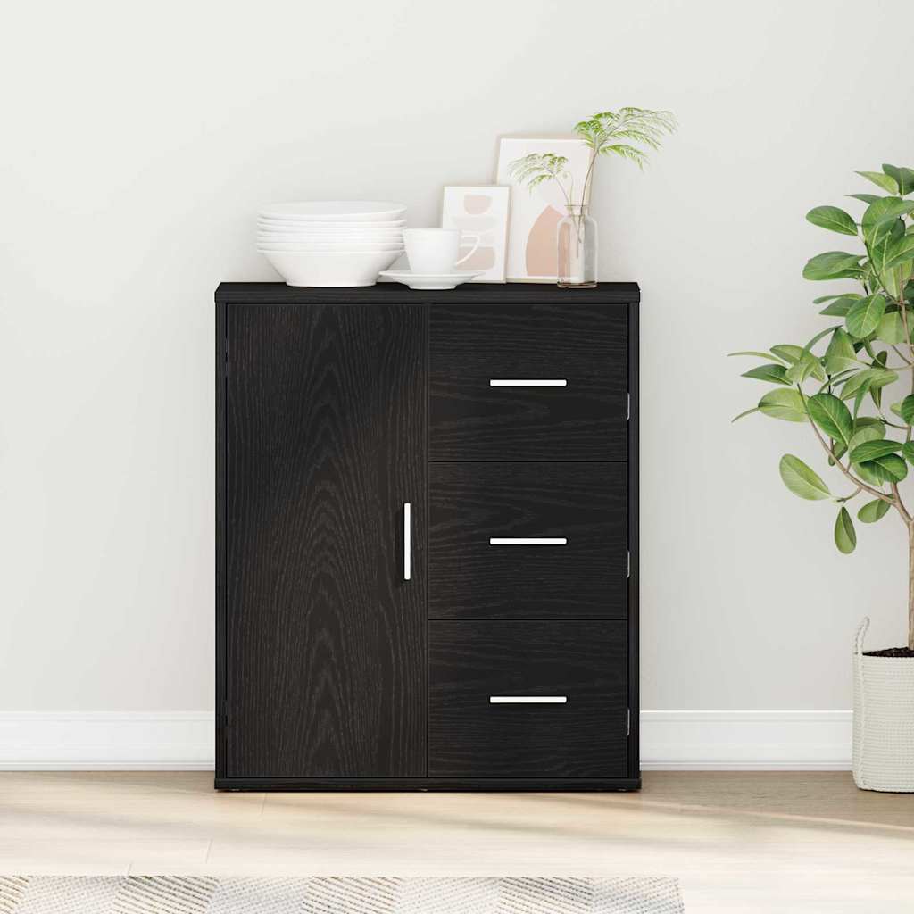 Kreveta s ladicama Crni hrast 60 x 31 x 70 cm Konstruirano drvo
