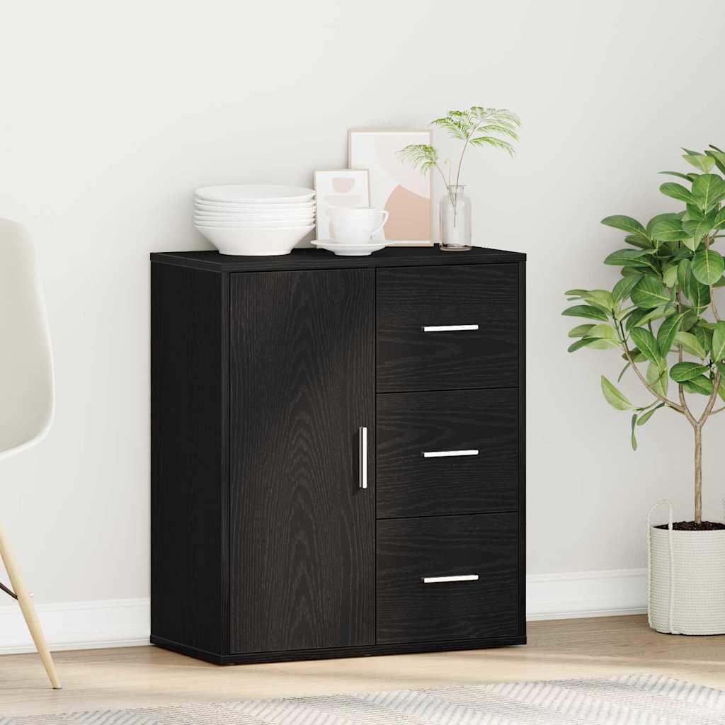 Kreveta s ladicama Crni hrast 60 x 31 x 70 cm Konstruirano drvo