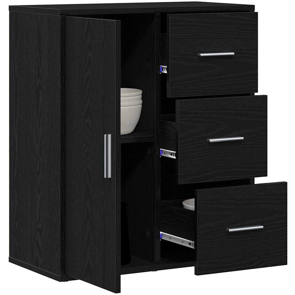 Kreveta s ladicama Crni hrast 60 x 31 x 70 cm Konstruirano drvo