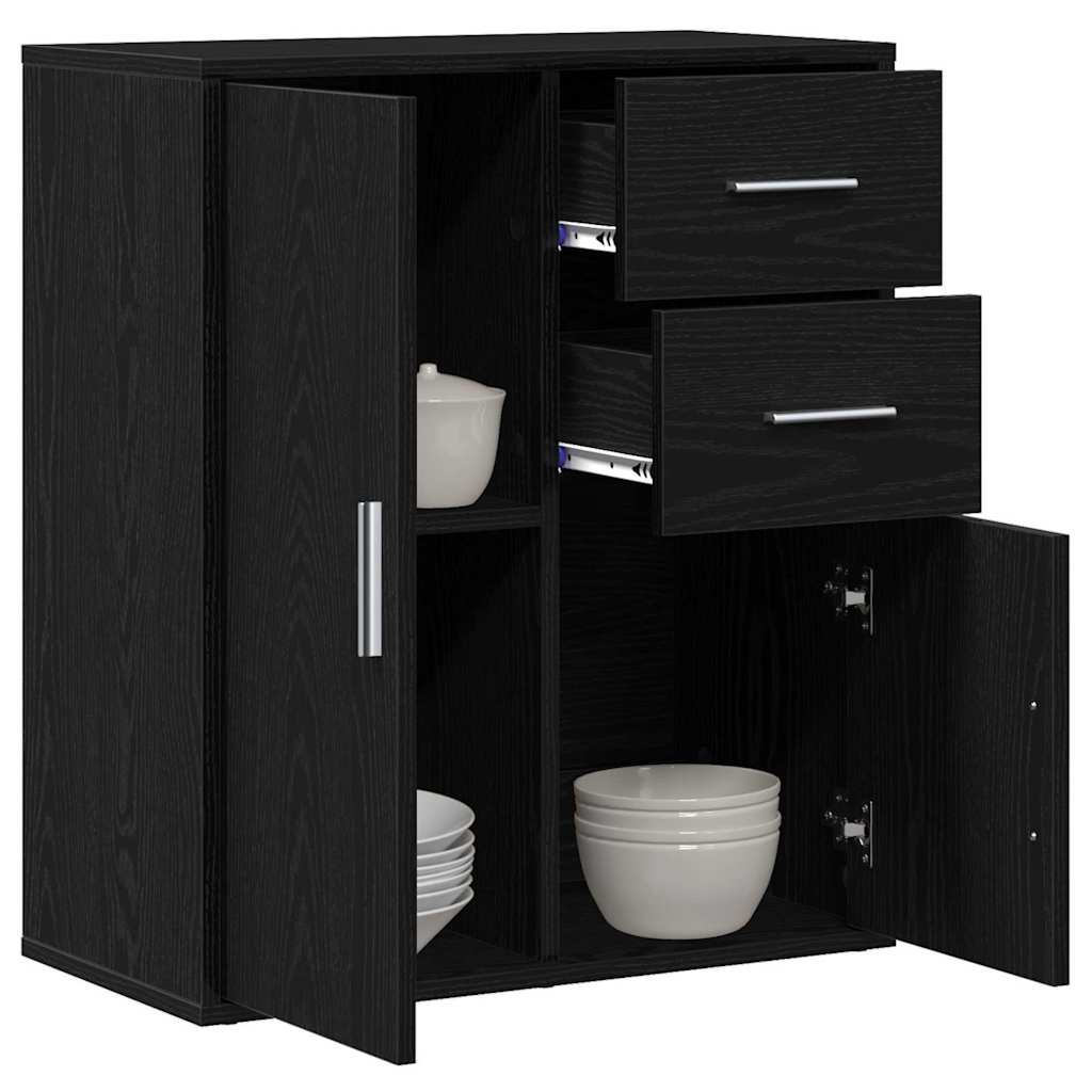 Kreveta s ladicama Crni hrast 60 x 31 x 70 cm Konstruirano drvo
