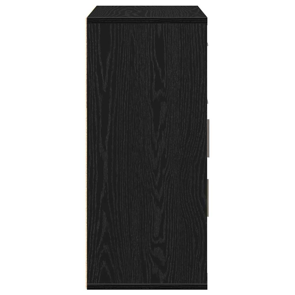 Kreveta s ladicama Crni hrast 60 x 31 x 70 cm Konstruirano drvo