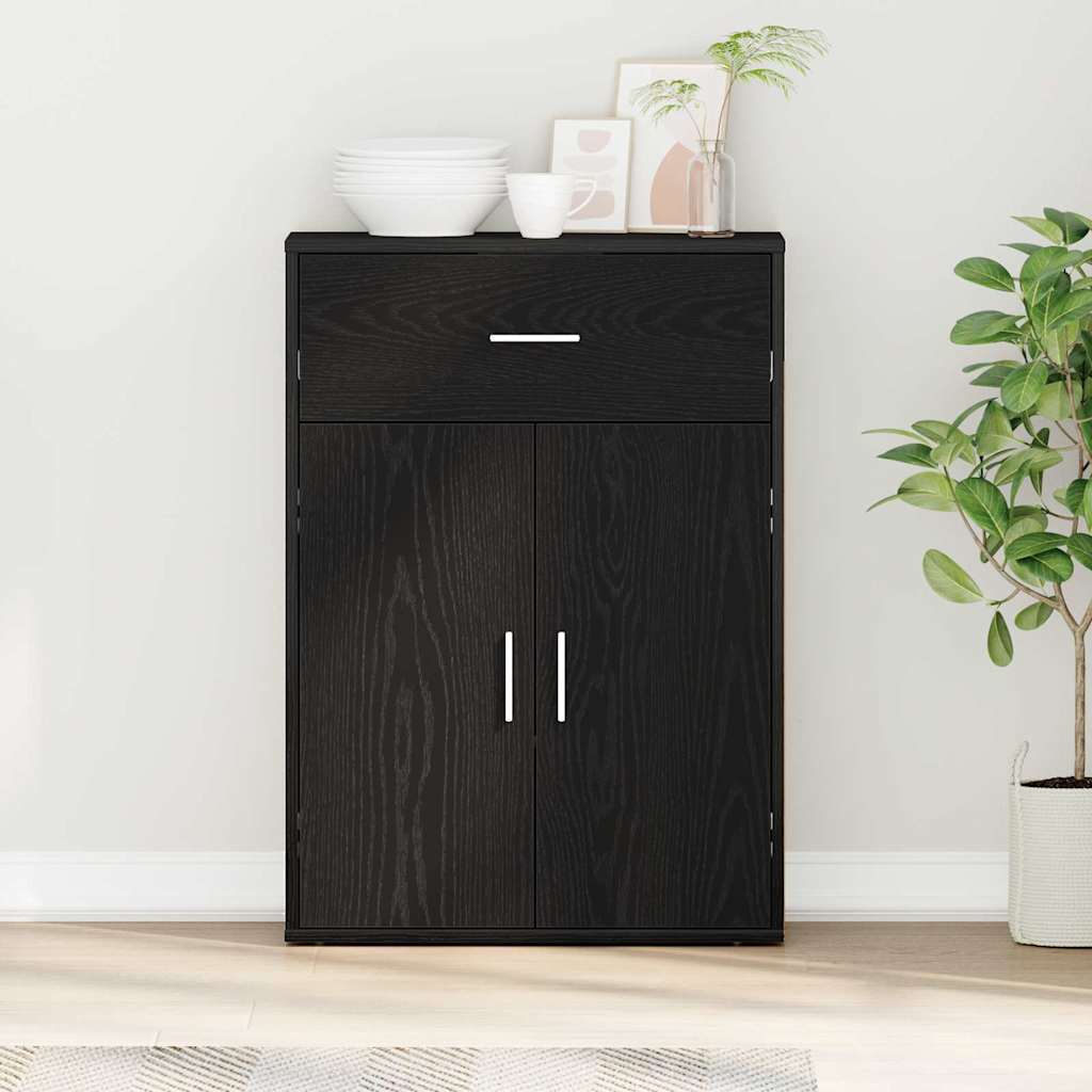 Kreveta s ladicama Crni hrast 60 x 30 x 84 cm Konstruirano drvo