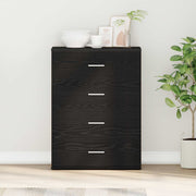 Kreveta s ladicama Crni hrast 60 x 39 x 80 cm Konstruirano drvo