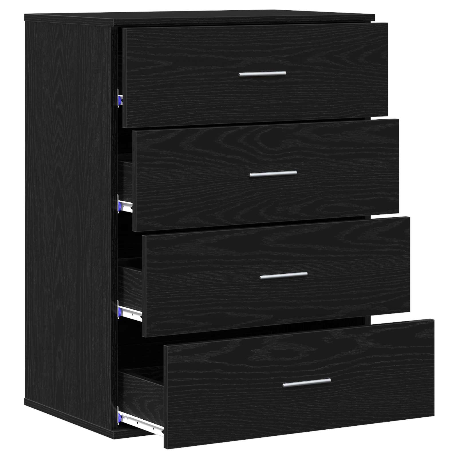 Kreveta s ladicama Crni hrast 60 x 39 x 80 cm Konstruirano drvo