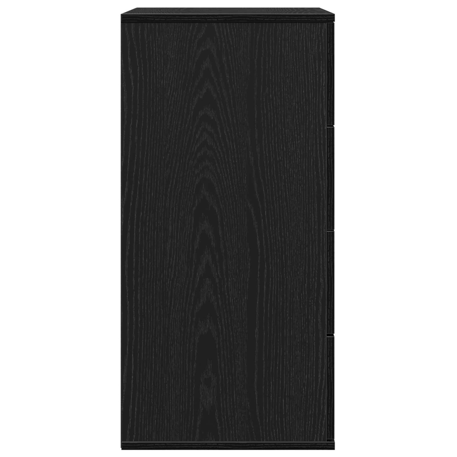 Kreveta s ladicama Crni hrast 60 x 39 x 80 cm Konstruirano drvo