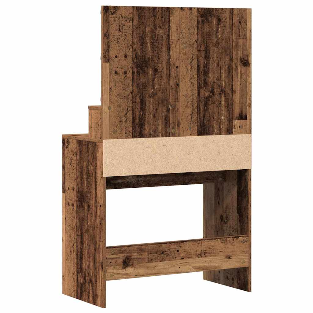 Toaletni stol Staro drvo 80 x 41 x 134,5 cm Konstruirano drvo