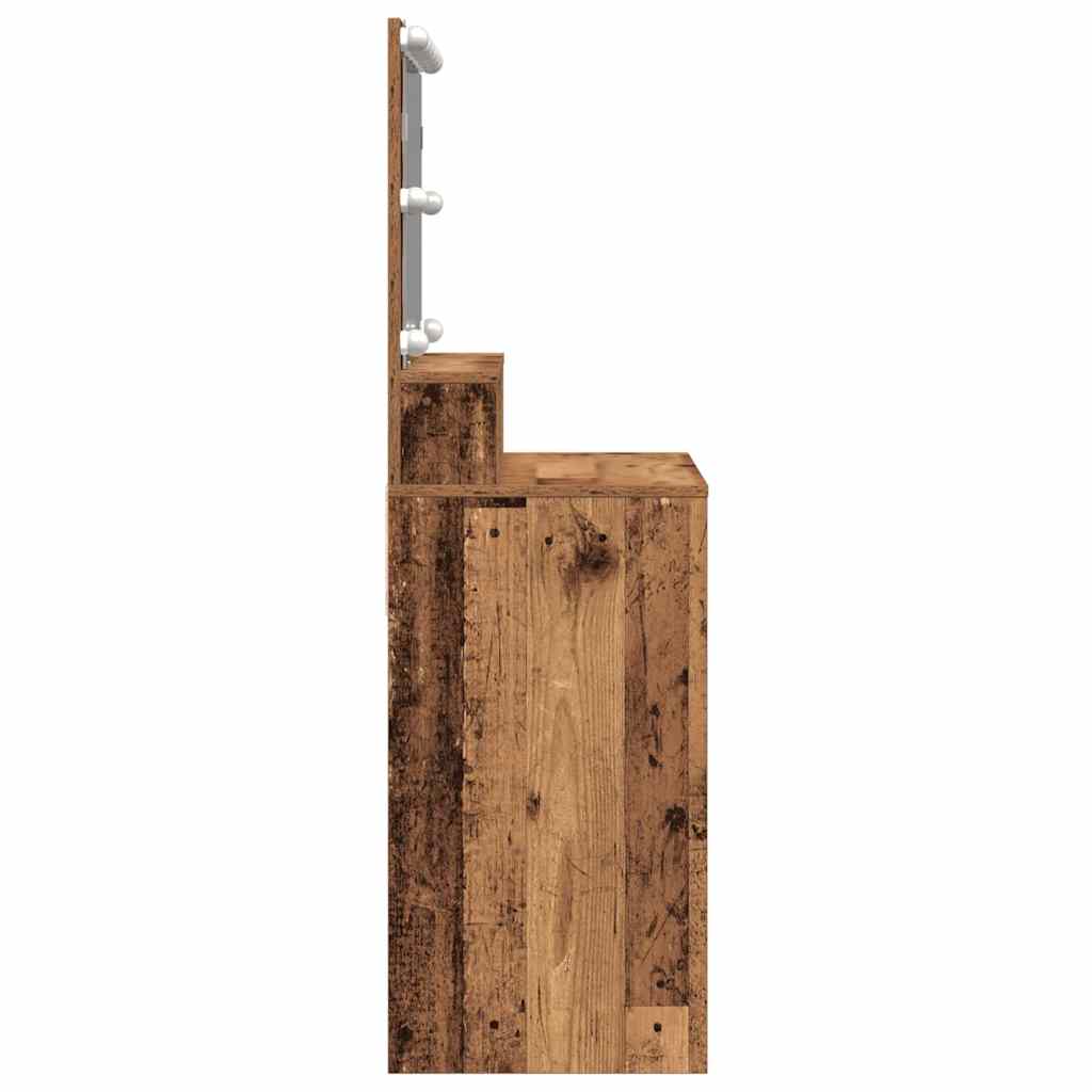 Toaletni stol Staro drvo 80 x 41 x 134,5 cm Konstruirano drvo