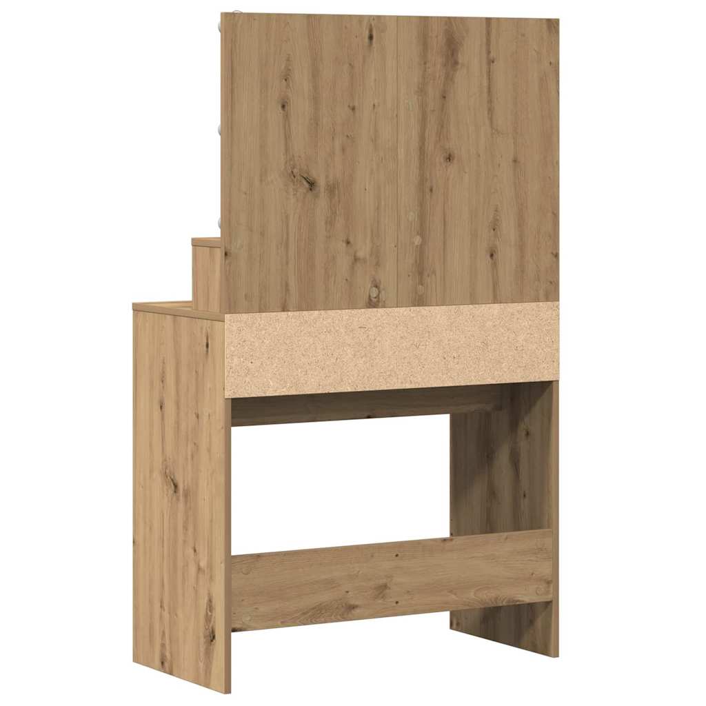 Toaletni stol s ladicama Umjetnički hrast 80 x 41 x 134,5 cm