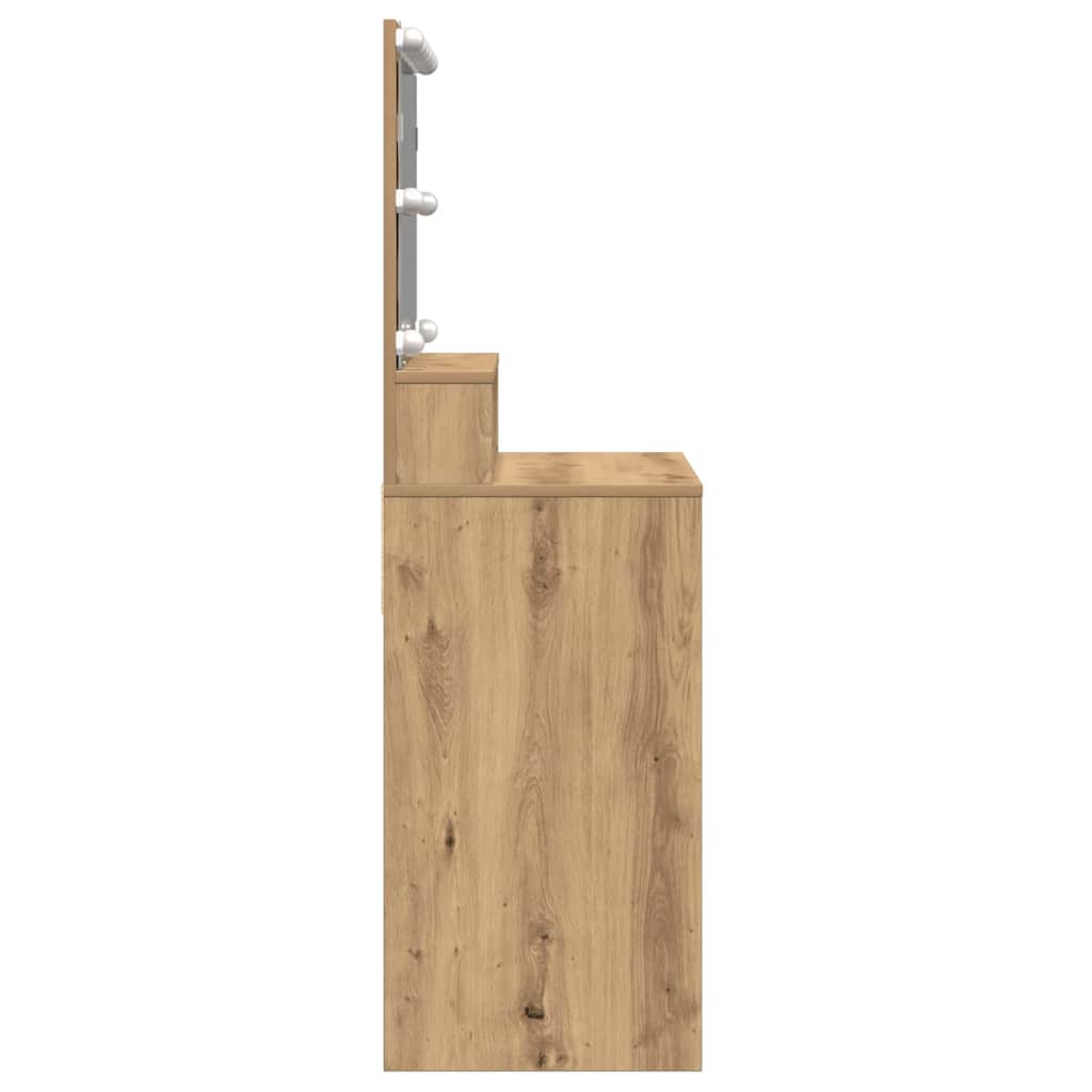 Toaletni stol s ladicama Umjetnički hrast 80 x 41 x 134,5 cm