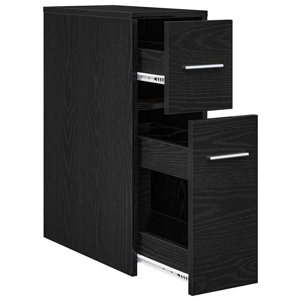 Set namještaja za kupaonicu Zidne Crni hrast 22 x 44 x 61.5 cm