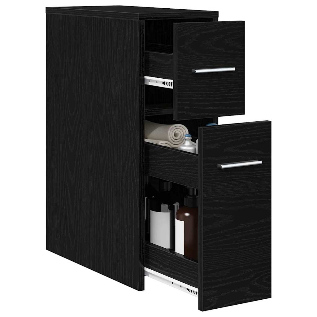Set namještaja za kupaonicu Zidne Crni hrast 22 x 44 x 61.5 cm
