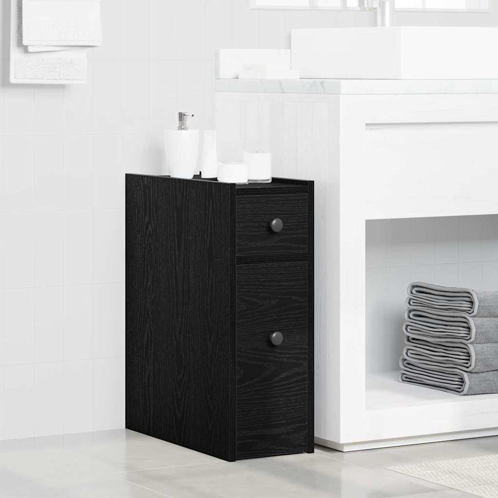 Set namještaja za kupaonicu Zidne Crni hrast 80 x 18 x 60 cm