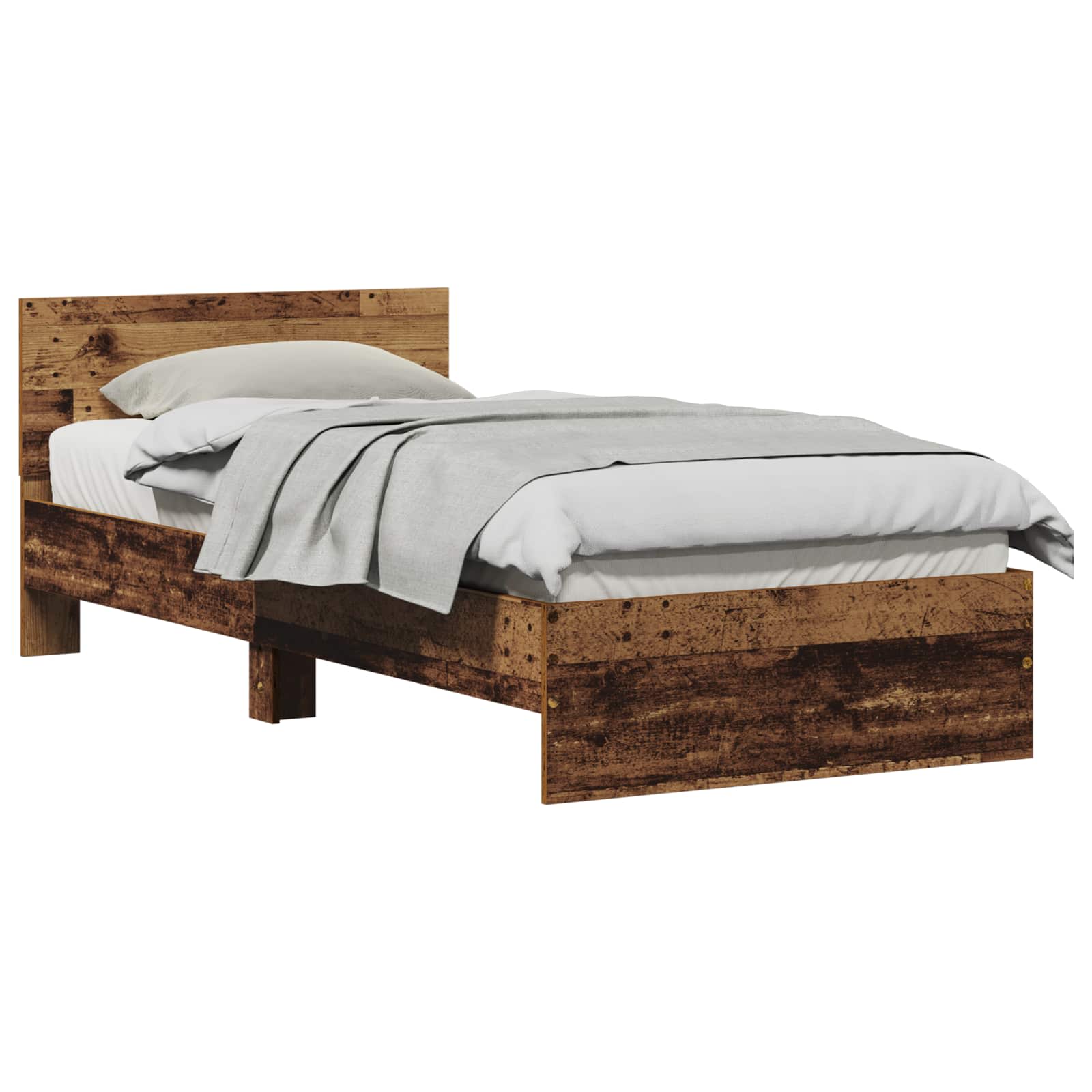 Krevetna konstrukcija Staro drvo 90 x 200 cm Konstruirano drvo