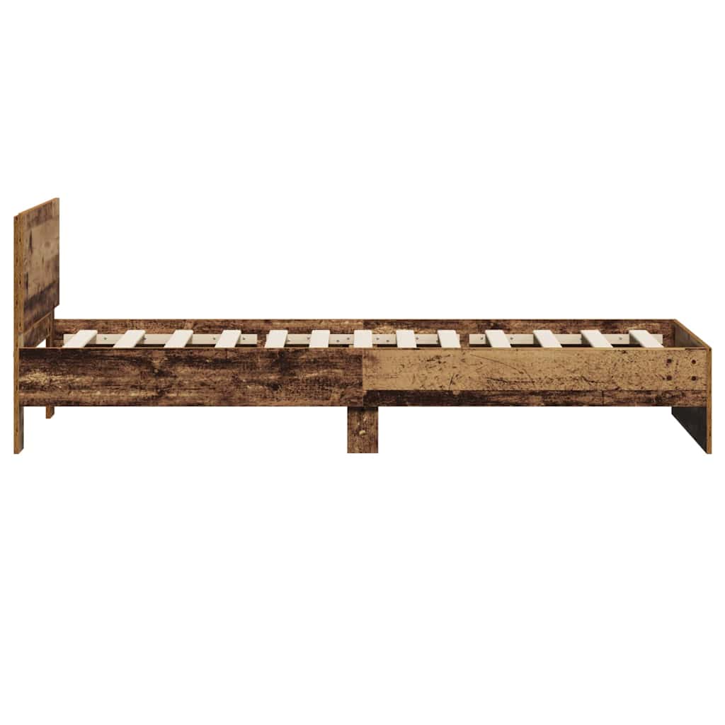 Krevetna konstrukcija Staro drvo 90 x 200 cm Konstruirano drvo