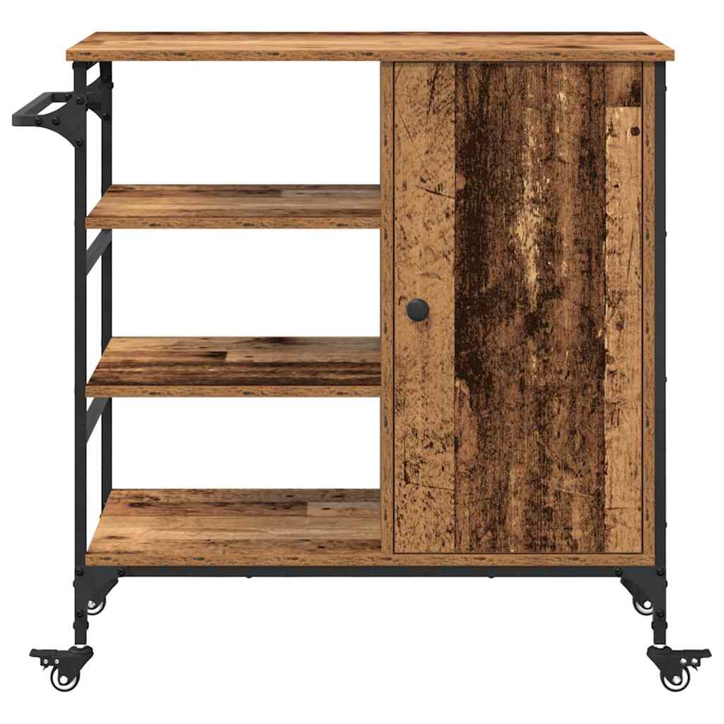 Kuhinjski kolica Staro drvo 87.5 x 39 x 84.5 cm