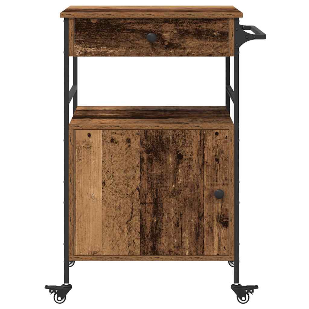 Kuhinjski kolica Staro drvo 56 x 43 x 89,5 cm Konstruirano drvo