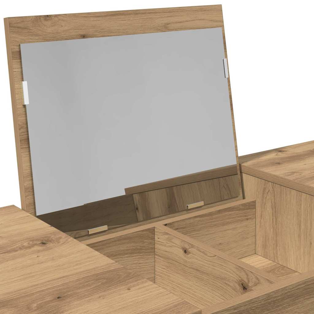 Kozmetički stol s ladicama Umjetnički hrast 100 x 45 x 76 cm