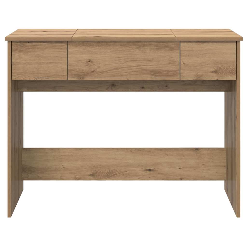 Kozmetički stol s ladicama Umjetnički hrast 100 x 45 x 76 cm