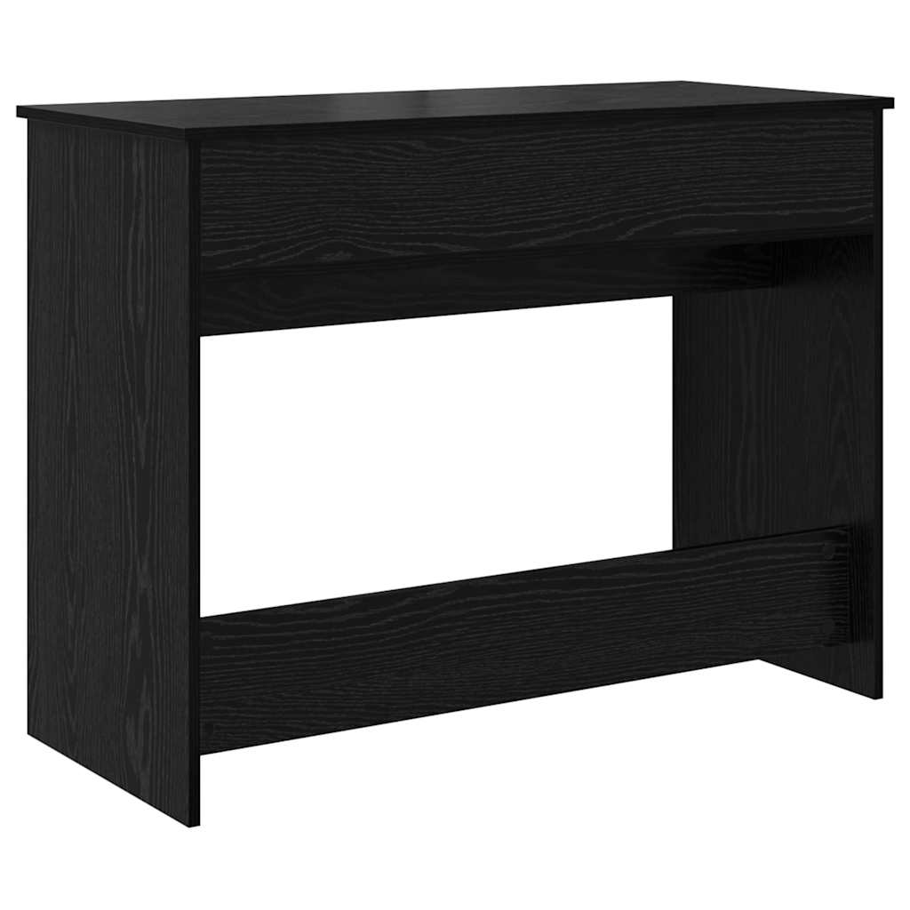 Kozmetički stol s ladicama Crni hrast 100 x 45 x 76 cm