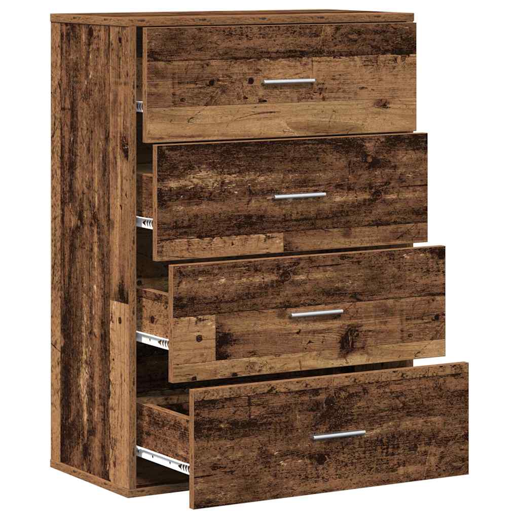 Kreveta s ladicama Staro drvo 60 x 31 x 84 cm Konstruirano drvo