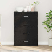 Kreveta s ladicama Crni hrast 60 x 31 x 84 cm Konstruirano drvo