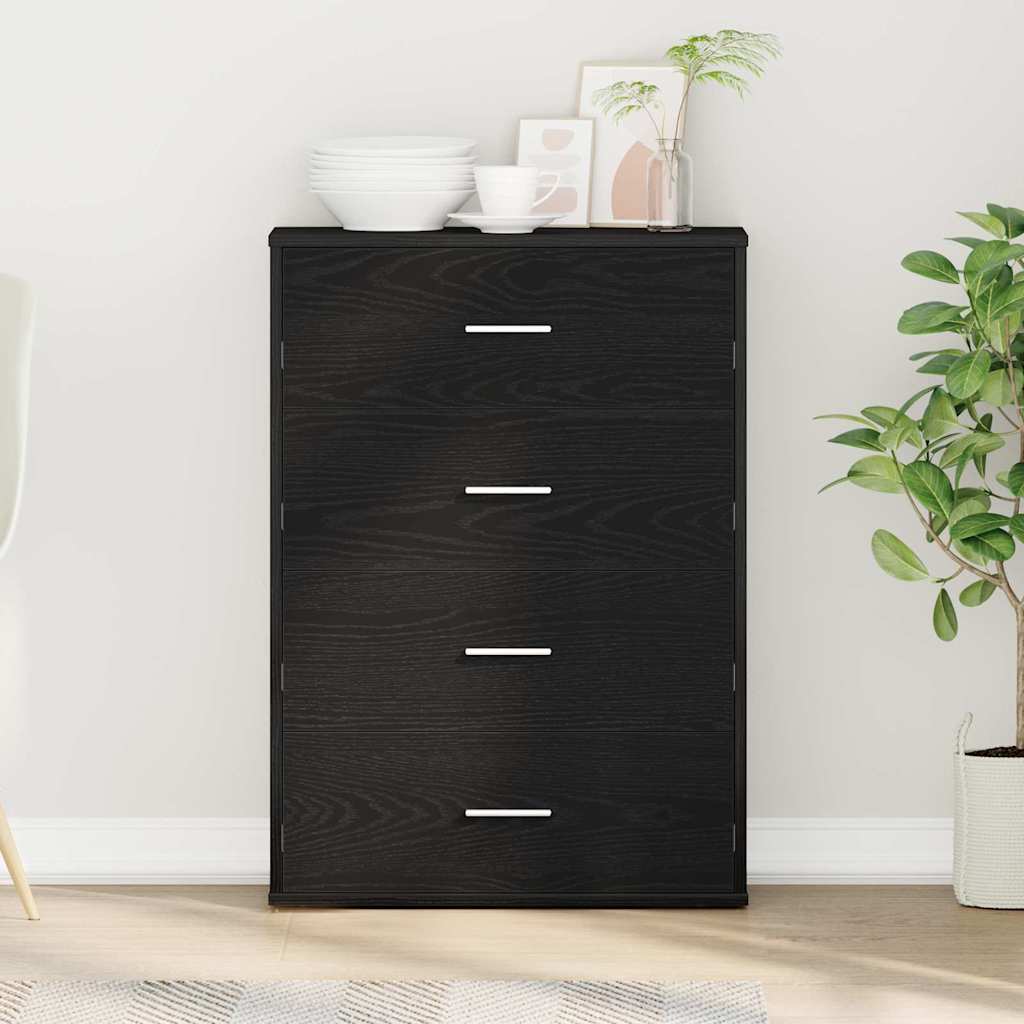 Kreveta s ladicama Crni hrast 60 x 31 x 84 cm Konstruirano drvo