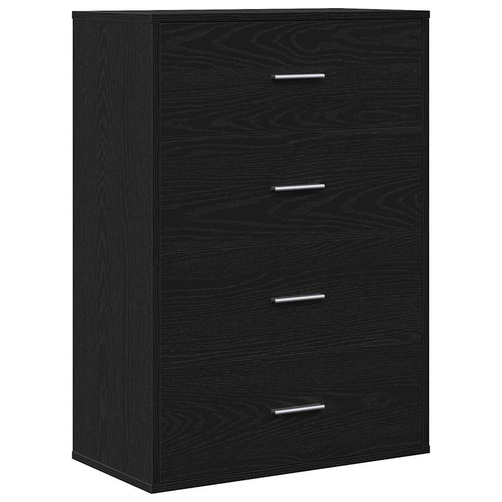 Kreveta s ladicama Crni hrast 60 x 31 x 84 cm Konstruirano drvo