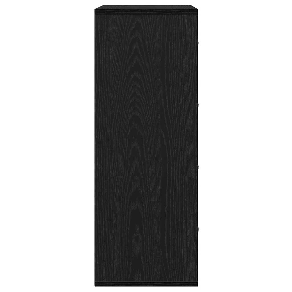 Kreveta s ladicama Crni hrast 60 x 31 x 84 cm Konstruirano drvo