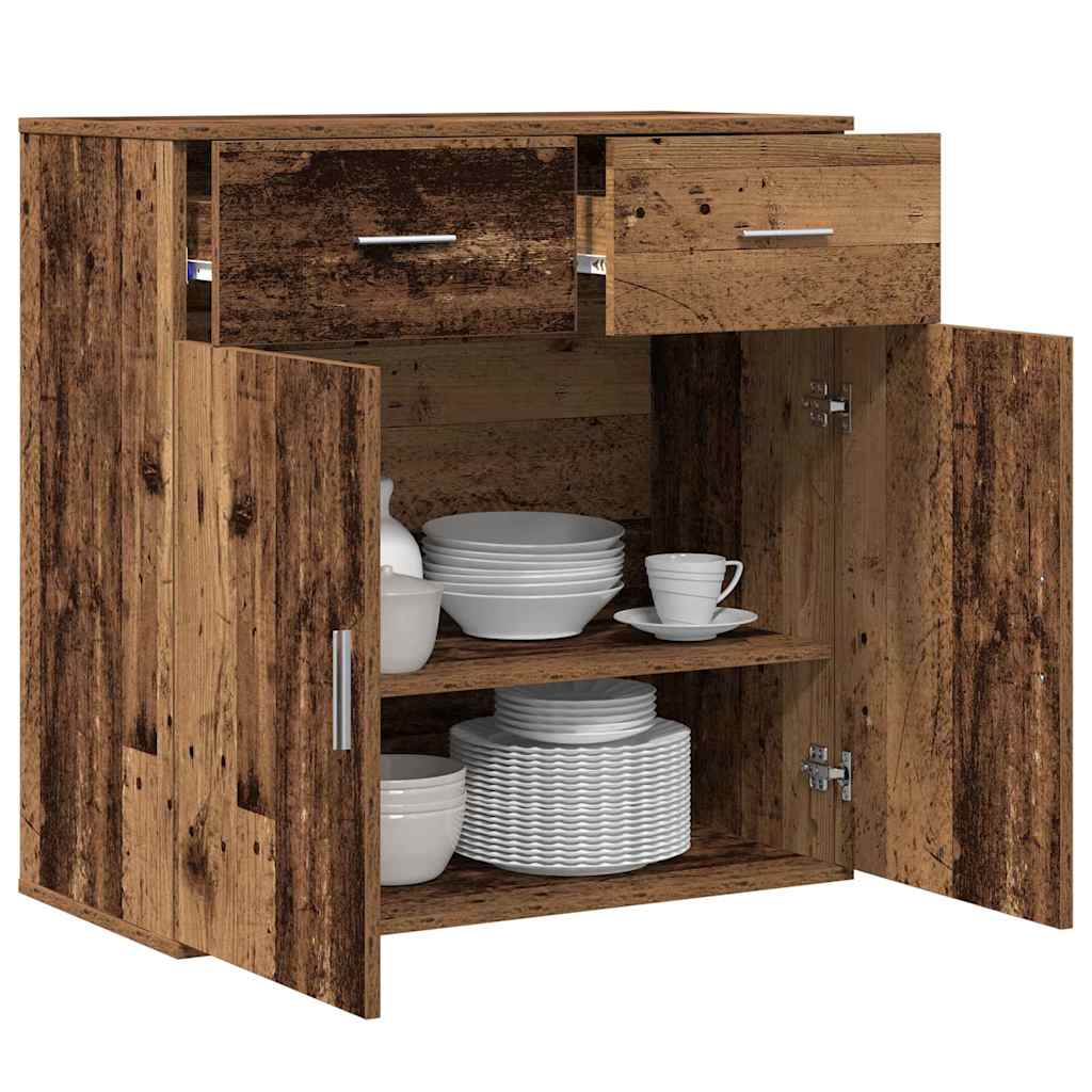 Kreveta s ladicama Staro drvo 78 x 38 x 80 cm Konstruirano drvo